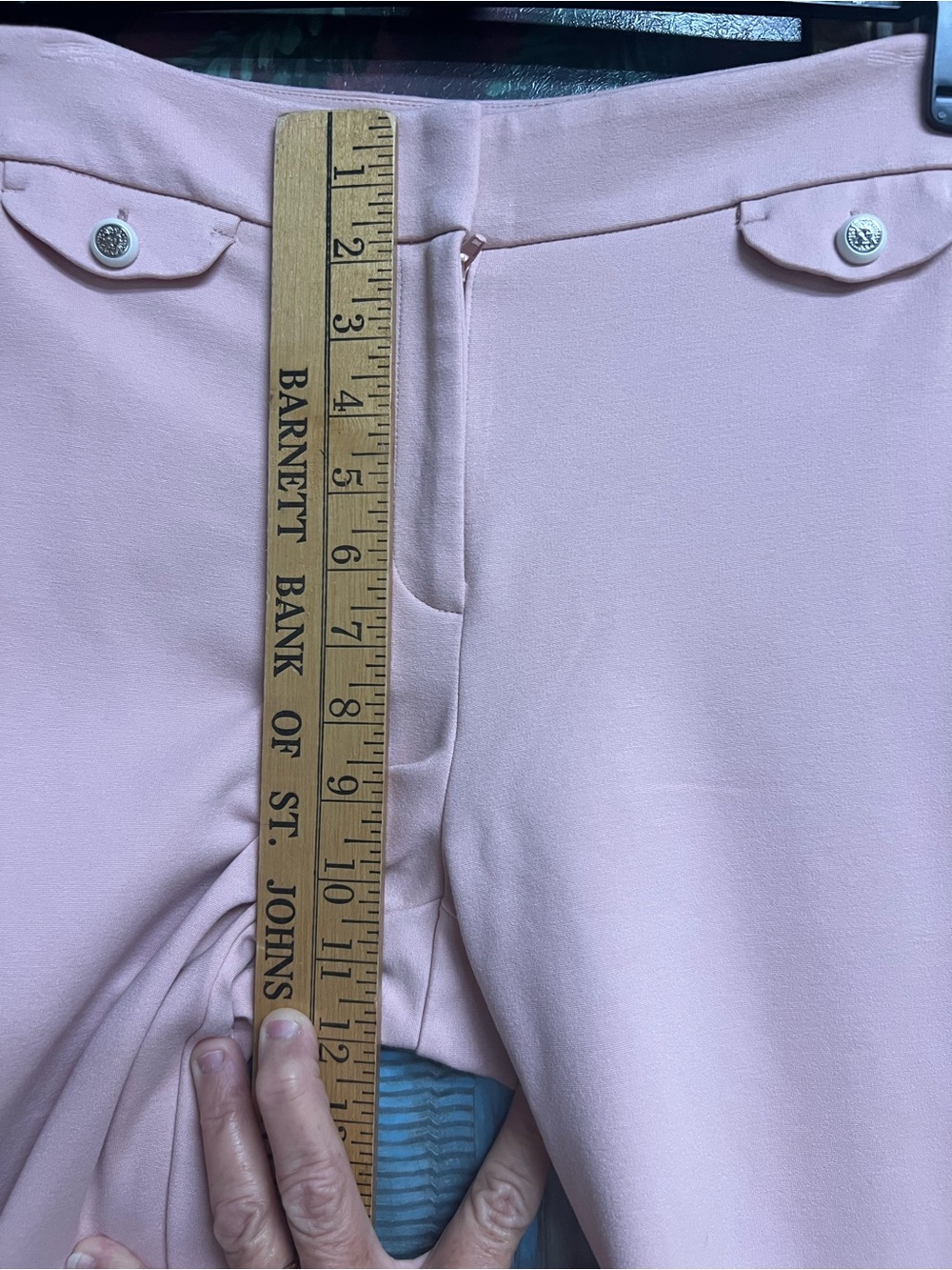 Anne Klein Blush Pink Tailored Knit Pants - Picture 12 of 15